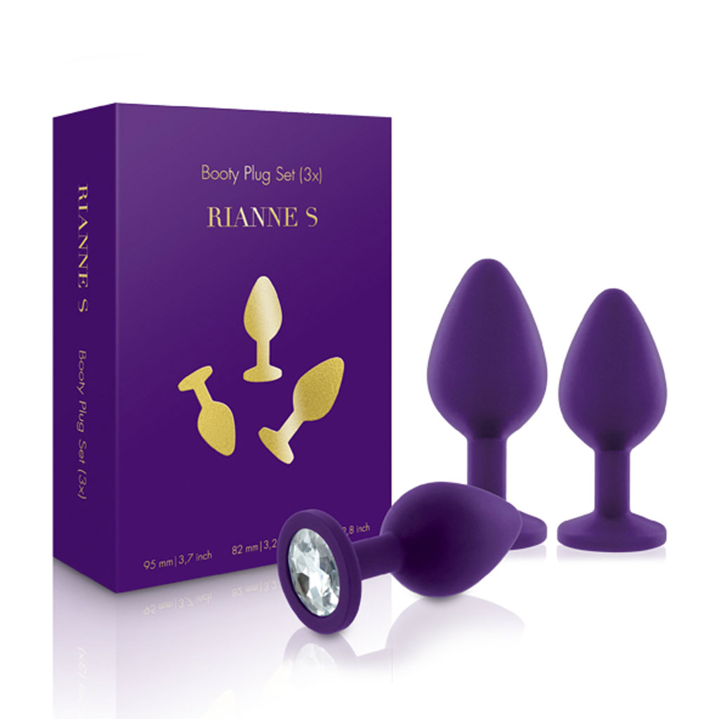 Rianne S – Booty Plug Set 3x Purple