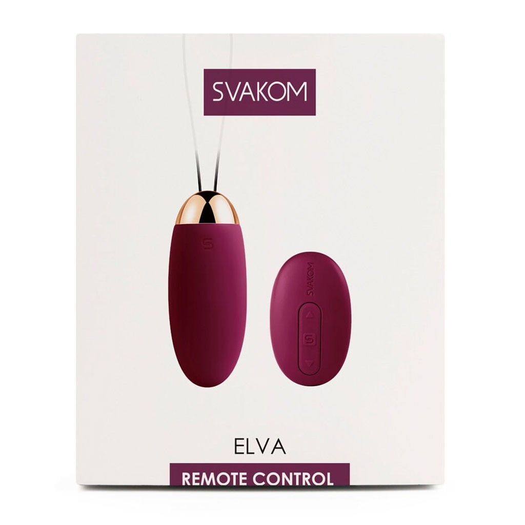 Svakom - Elva Vibrerend Eitje - Paars verpakking