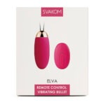 Svakom - Elva Vibrerend Eitje - Plum Rood doosje