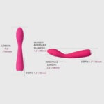 Svakom - Iris G-spot Vibrator lengte