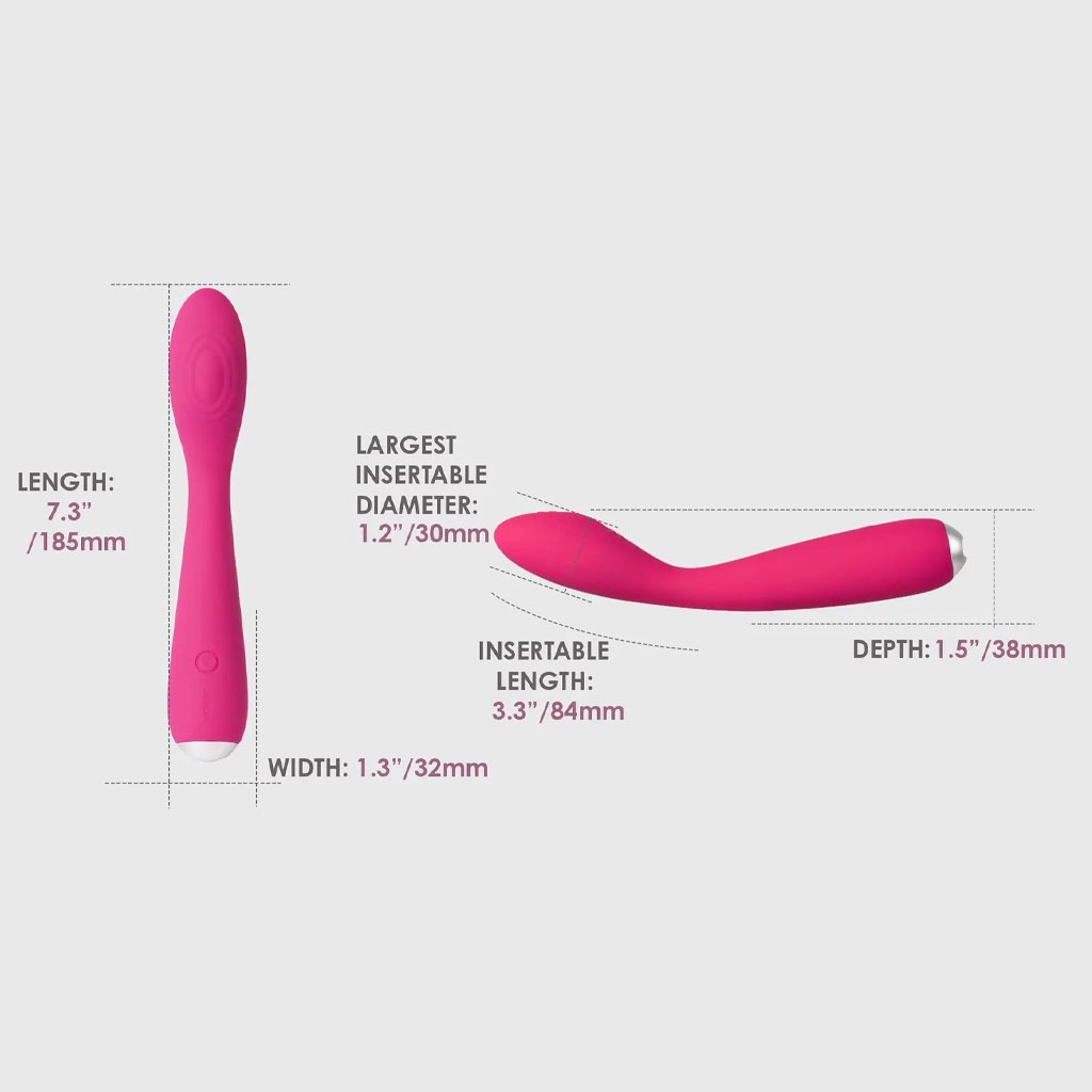 Svakom - Iris G-spot Vibrator lengte