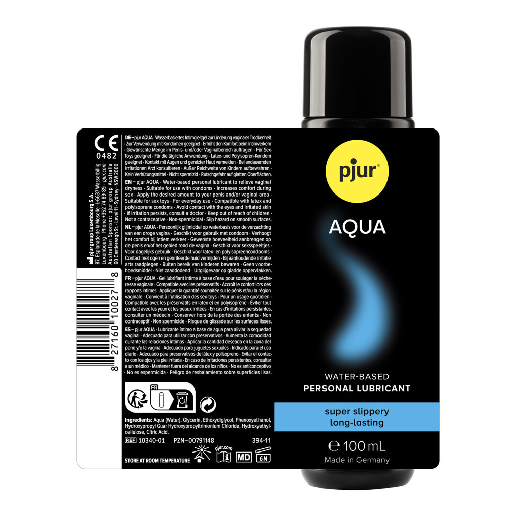 Pjur - Aqua Waterbased Personal Lubricant 100ml info
