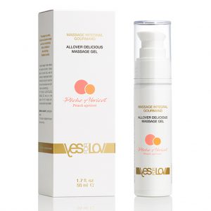 YesforLov - Allover Delicious Massage Gel Perzik & Abrikoos