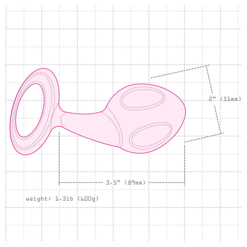 Njoy - Pure Plug 2.0 afmeting