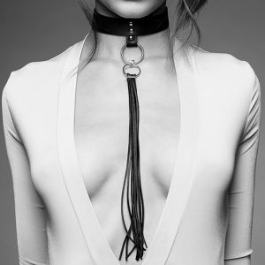 Bijoux Indiscrets - Maze Tassel Chocker Zwart bondage