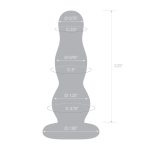 Gläs - Glazen Buttplug afmeting