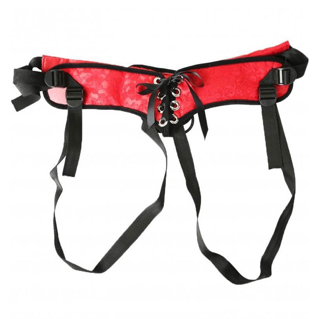Sportsheets - Rood Kant Korset Strap-On kopen