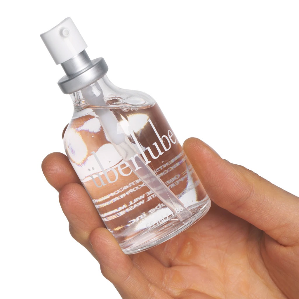 Überlube - Siliconen Glijmiddel & Massage Flesje 55ml hand