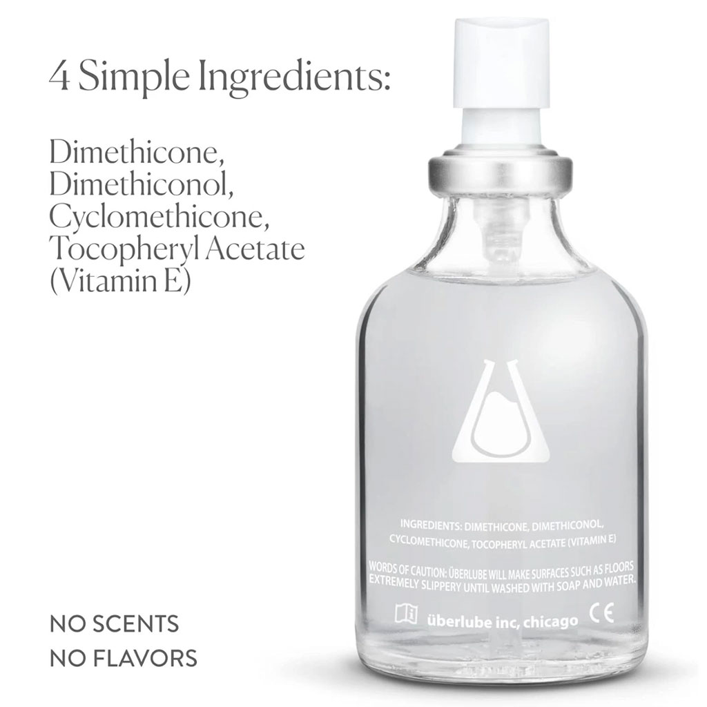 Überlube - Siliconen Glijmiddel & Massage Flesje 55ml ingrediënten