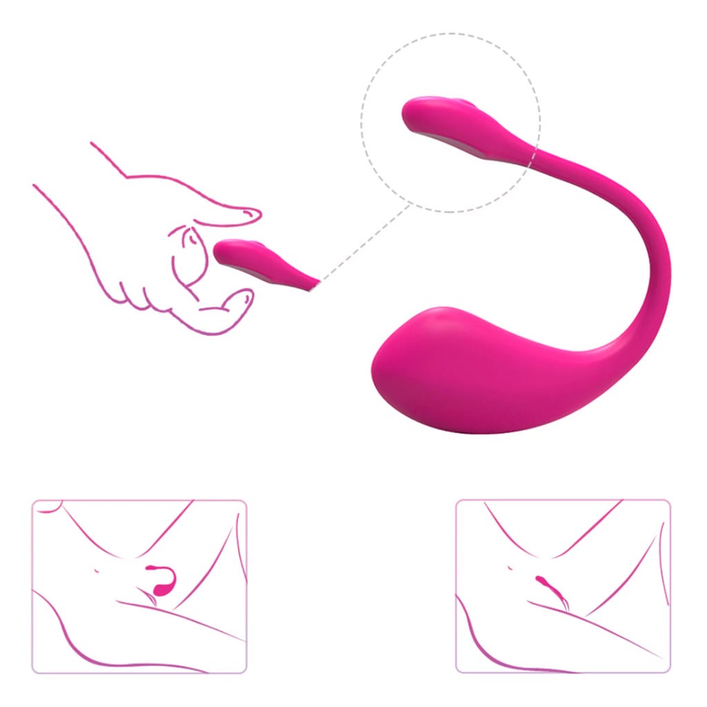 Lovense Lush 2.0 - Vibratie Ei met App gebruik