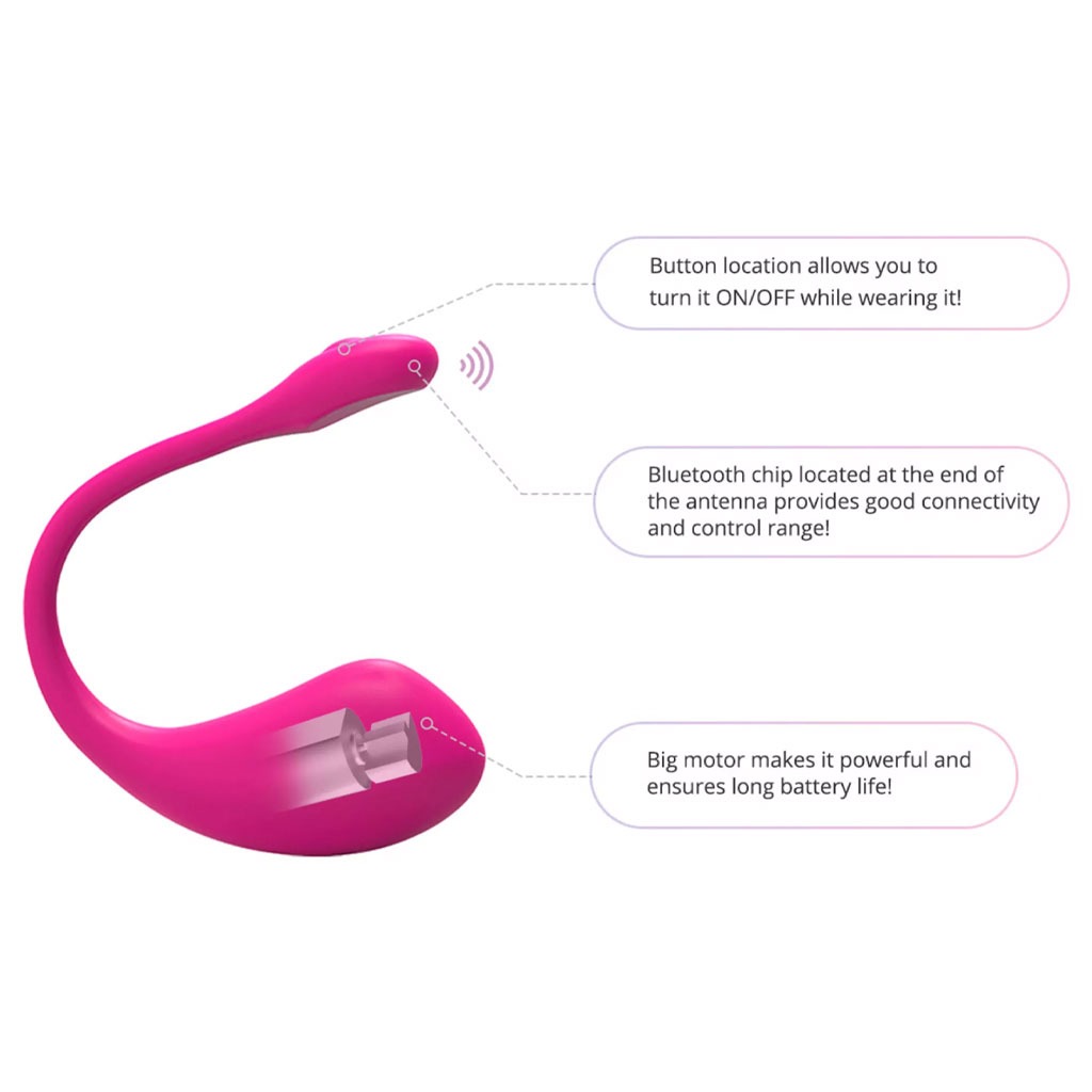 Lovense Lush 2.0 - Vibratie Ei met App bediening
