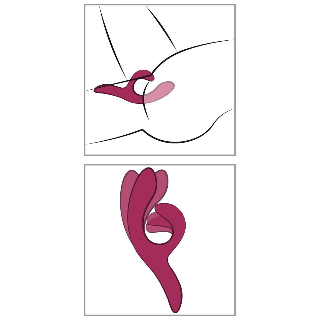 We-Vibe - Nova 2 Rabbit Vibrator - Roze gebruik