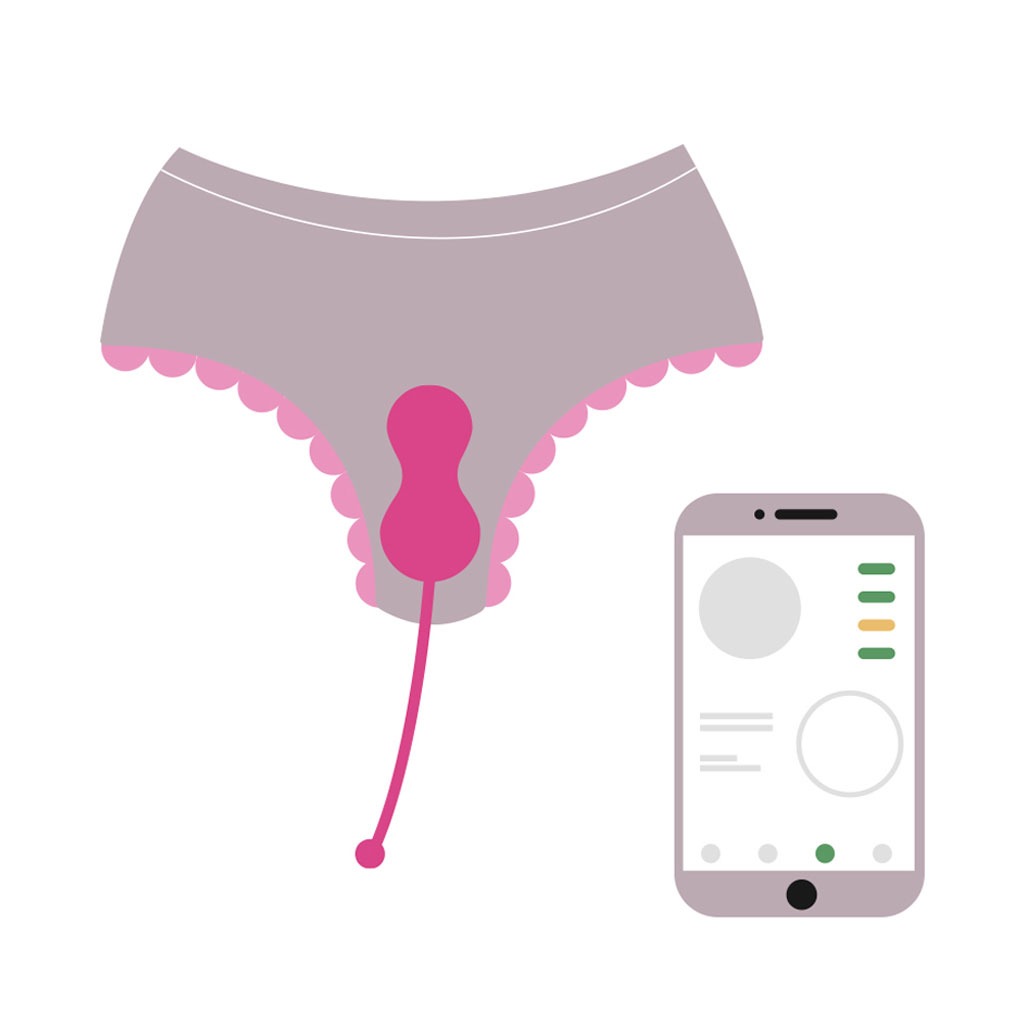 Magic Motion - Smart Kegel Master Balls Pink panty