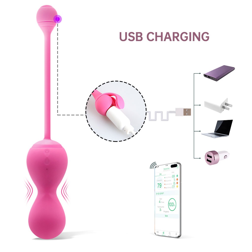Magic Motion - Smart Kegel Master Balls Pink opladen