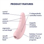 Satisfyer - Curvy 2+ Luchtdruk Vibrator Roze info