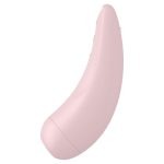 Satisfyer - Curvy 2+ Luchtdruk Vibrator Roze zijkant