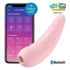 Satisfyer - Curvy 2+ Luchtdruk Vibrator Roze