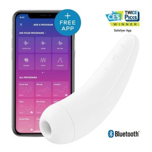 Satisfyer - Curvy 2+ Luchtdruk Vibrator Wit