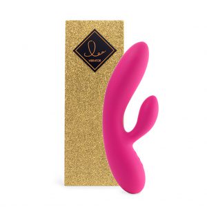 FEELZTOYS - LEA Rabbit Vibrator Robijn Rood Glitter