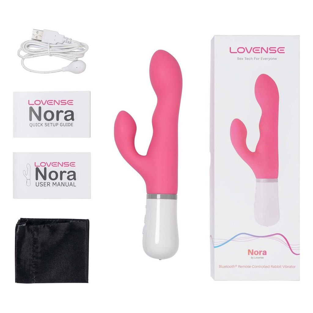 Lovense - Nora Rabbit Vibrator inhoud