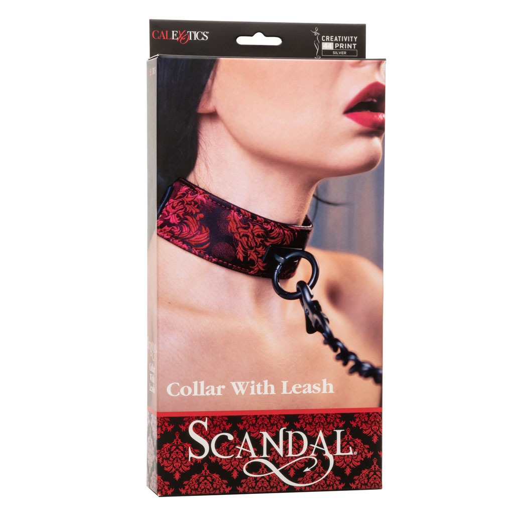 Scandal - Halsband met Riem verpakking