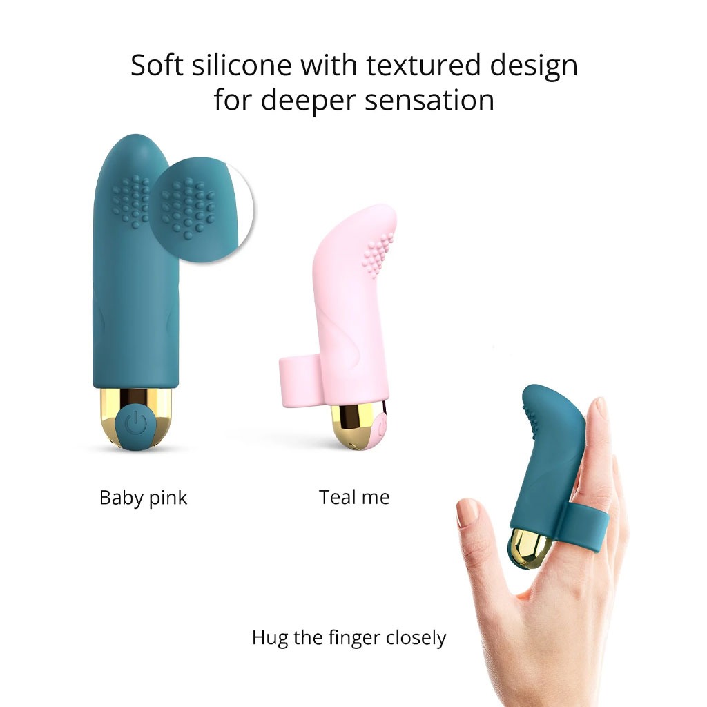 Love to Love - Touch Me Vinger Vibrator Petrol kleur