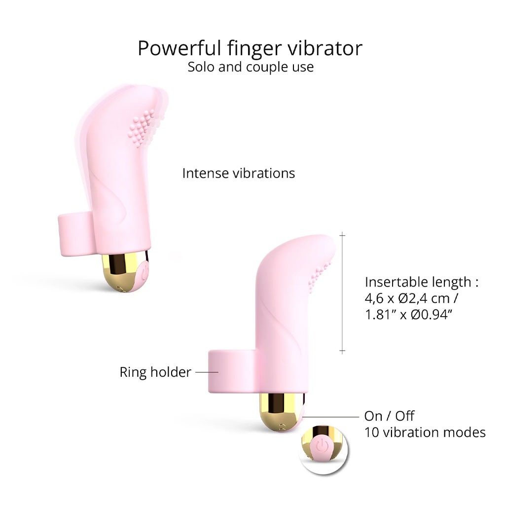 Love to Love - Touch Me Vinger Vibrator Roze info