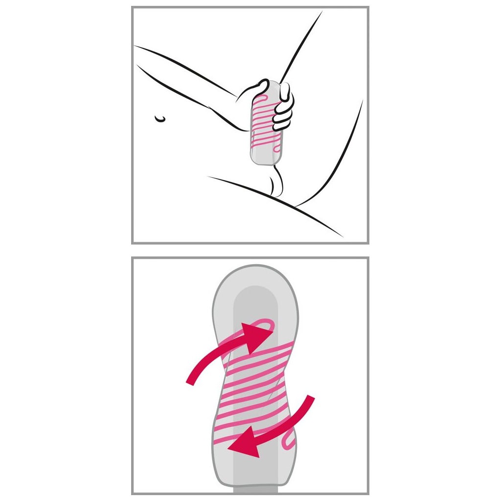 TENGA - SPINNER MASTURBATOR BRICK gebruik