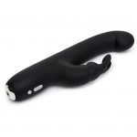 liggende vibrator zwart rabbit