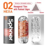 TENGA - SPINNER MASTURBATOR HEXA info