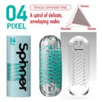 TENGA - SPINNER MASTURBATOR PIXEL info