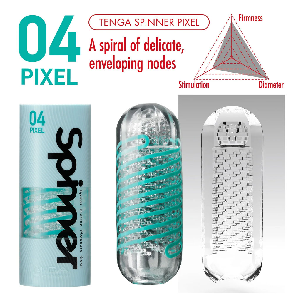 TENGA - SPINNER MASTURBATOR PIXEL info