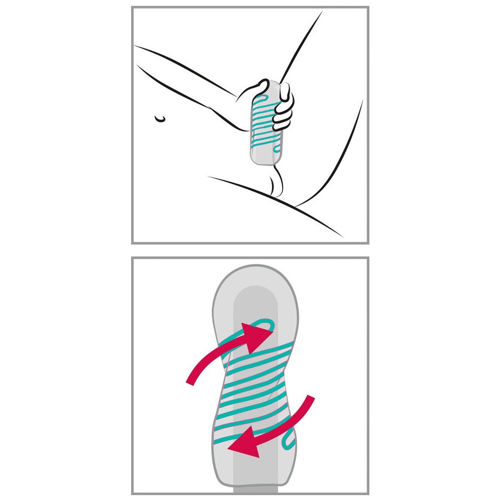 TENGA - SPINNER MASTURBATOR PIXEL gebruik