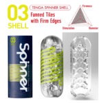 TENGA - SPINNER MASTURBATOR SHELL info