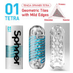 TENGA - SPINNER MASTURBATOR TETRA info