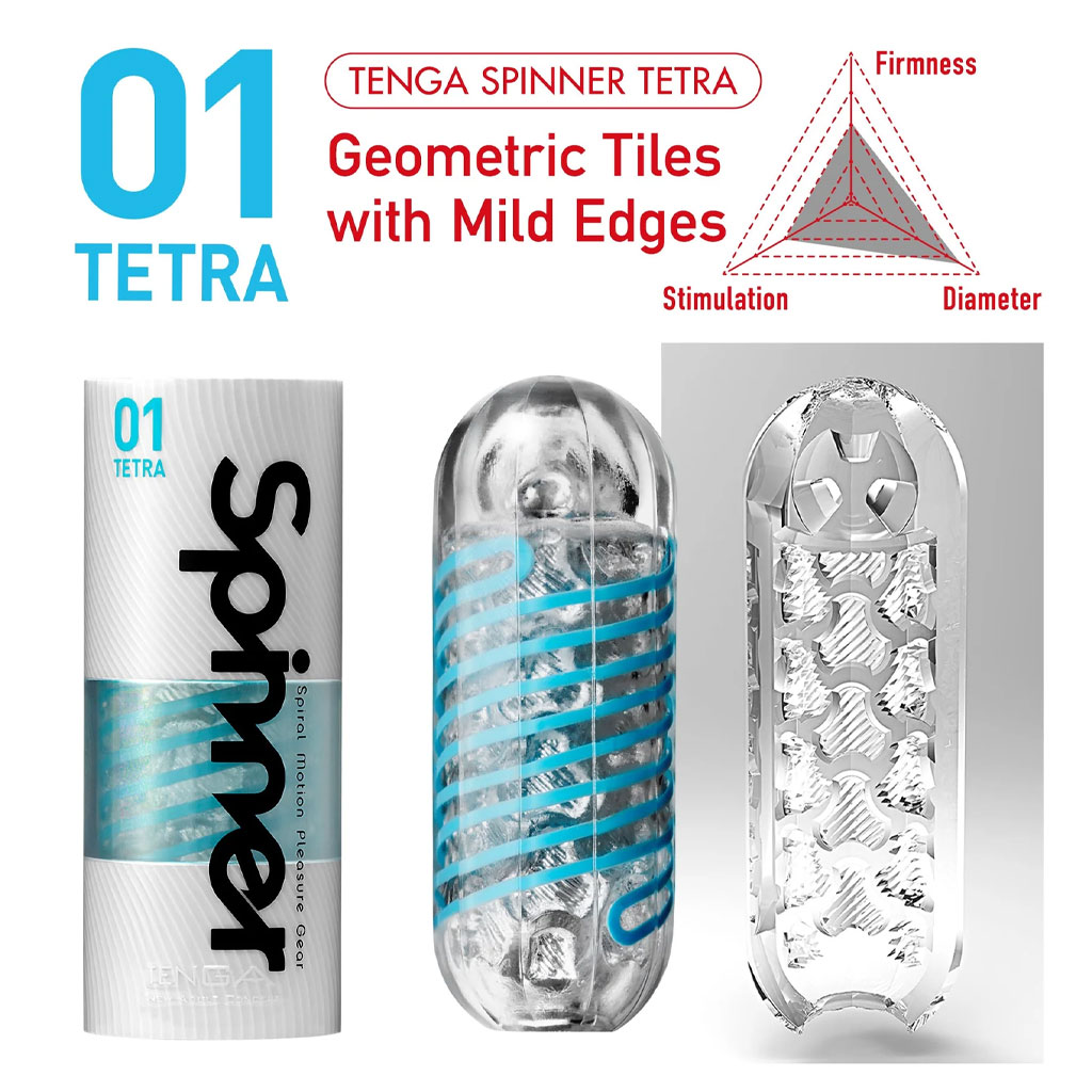 TENGA - SPINNER MASTURBATOR TETRA info