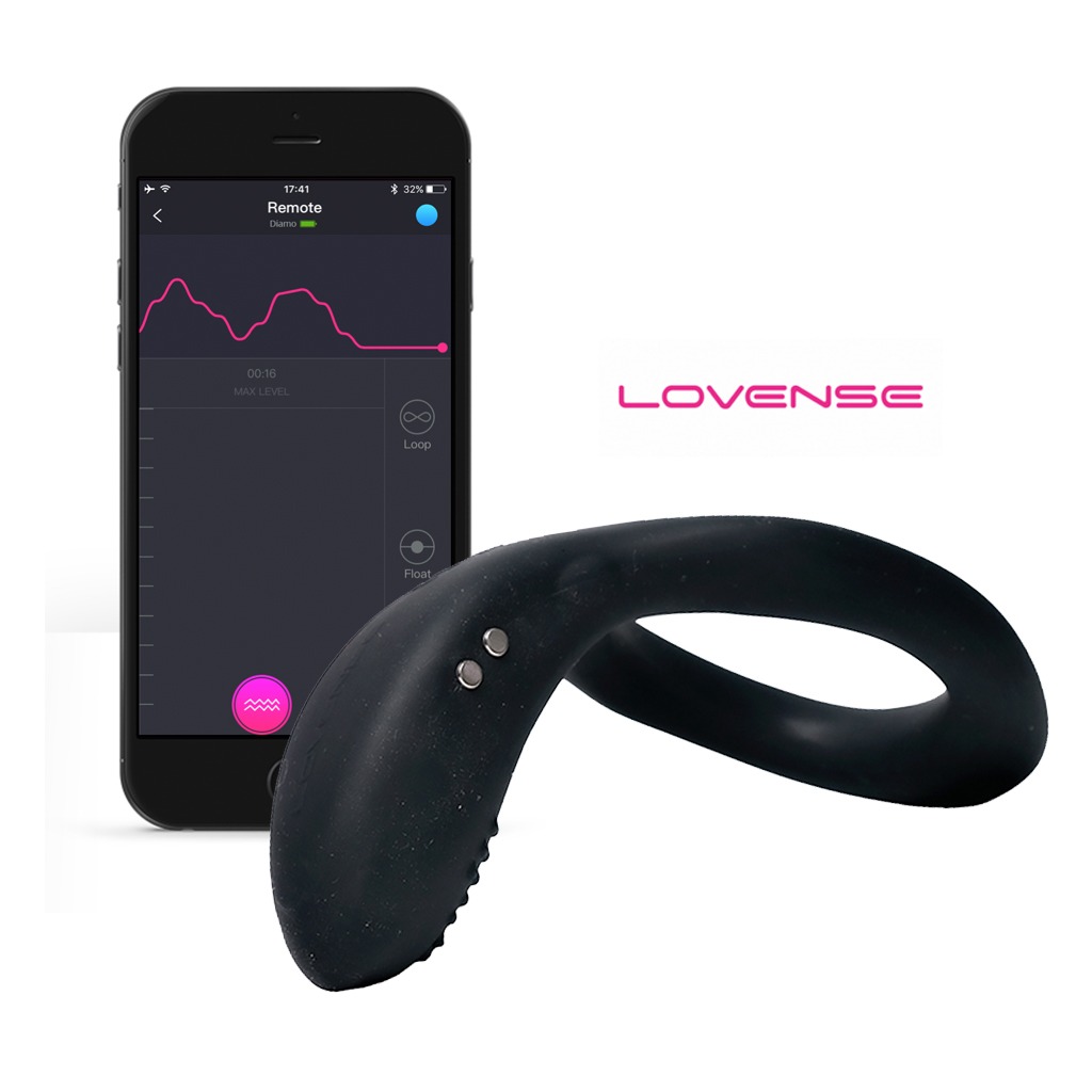 Lovense Diamo Cockring met App