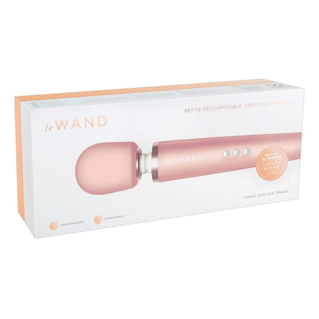 Le Wand - Petite Oplaadbare Massager Rose Gold verpakking