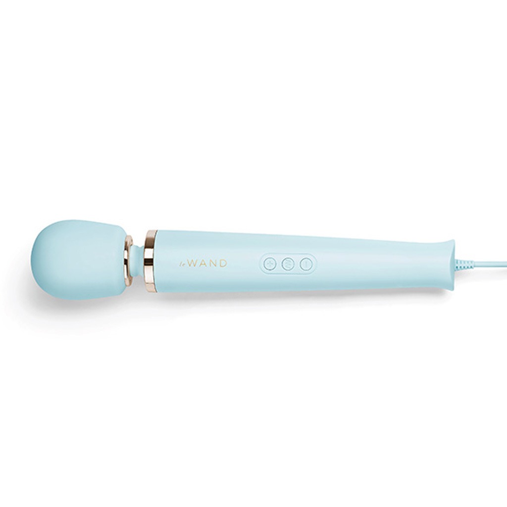 le wand wand massager met snoer blauw