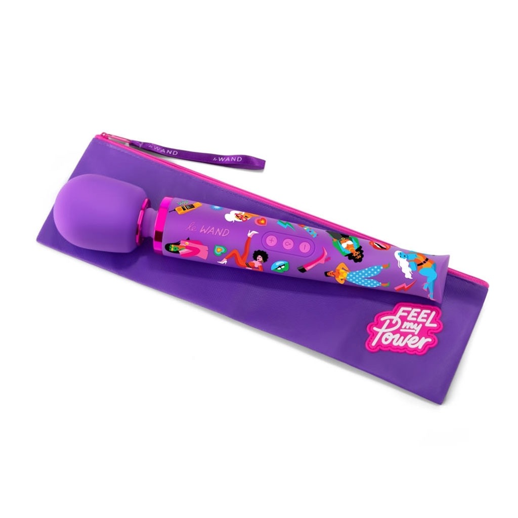 LE WAND - Feel My Power Jade Purple Brown - Limited Edition opbergen