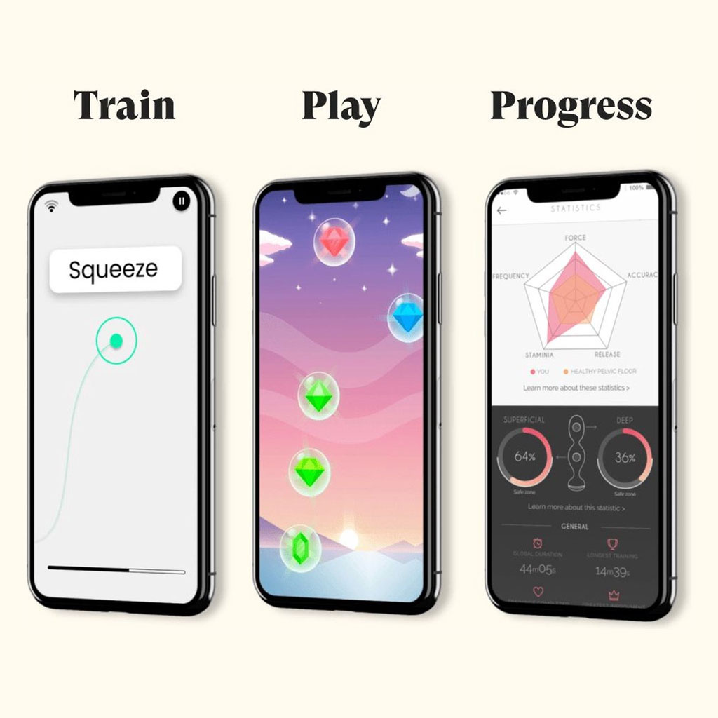 Perifit - Bekkenbodem Trainen met App Roze trainen