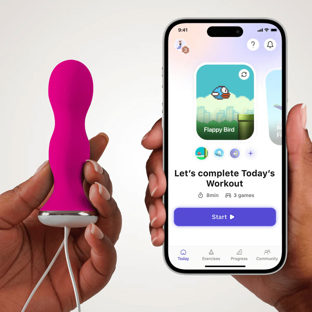 Perifit - Bekkenbodem Trainen met App Roze gebruik