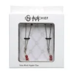 Sex & Mischief - Ruby Tepelklemmen met Kraaltjes