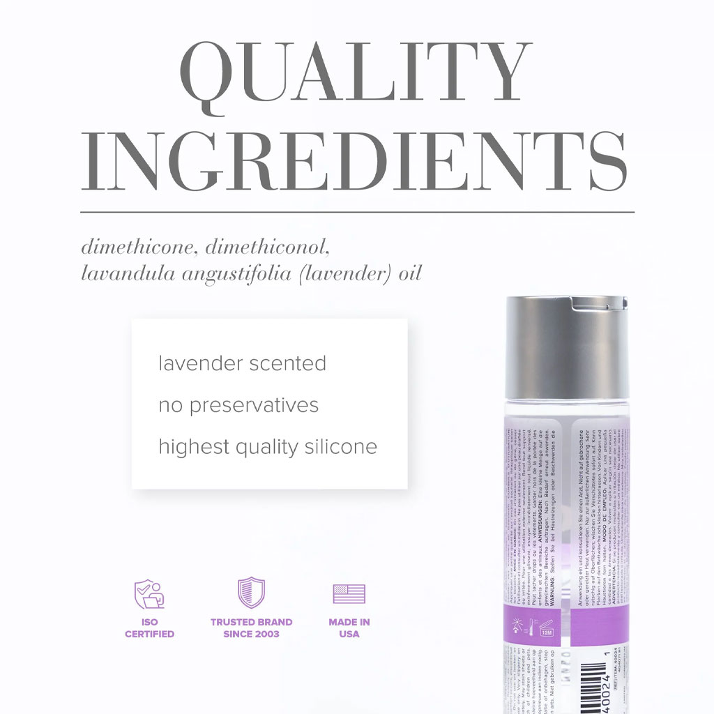 System Jo - ALL-IN-ONE Massage Glide Lavendel 120m ingrediënten