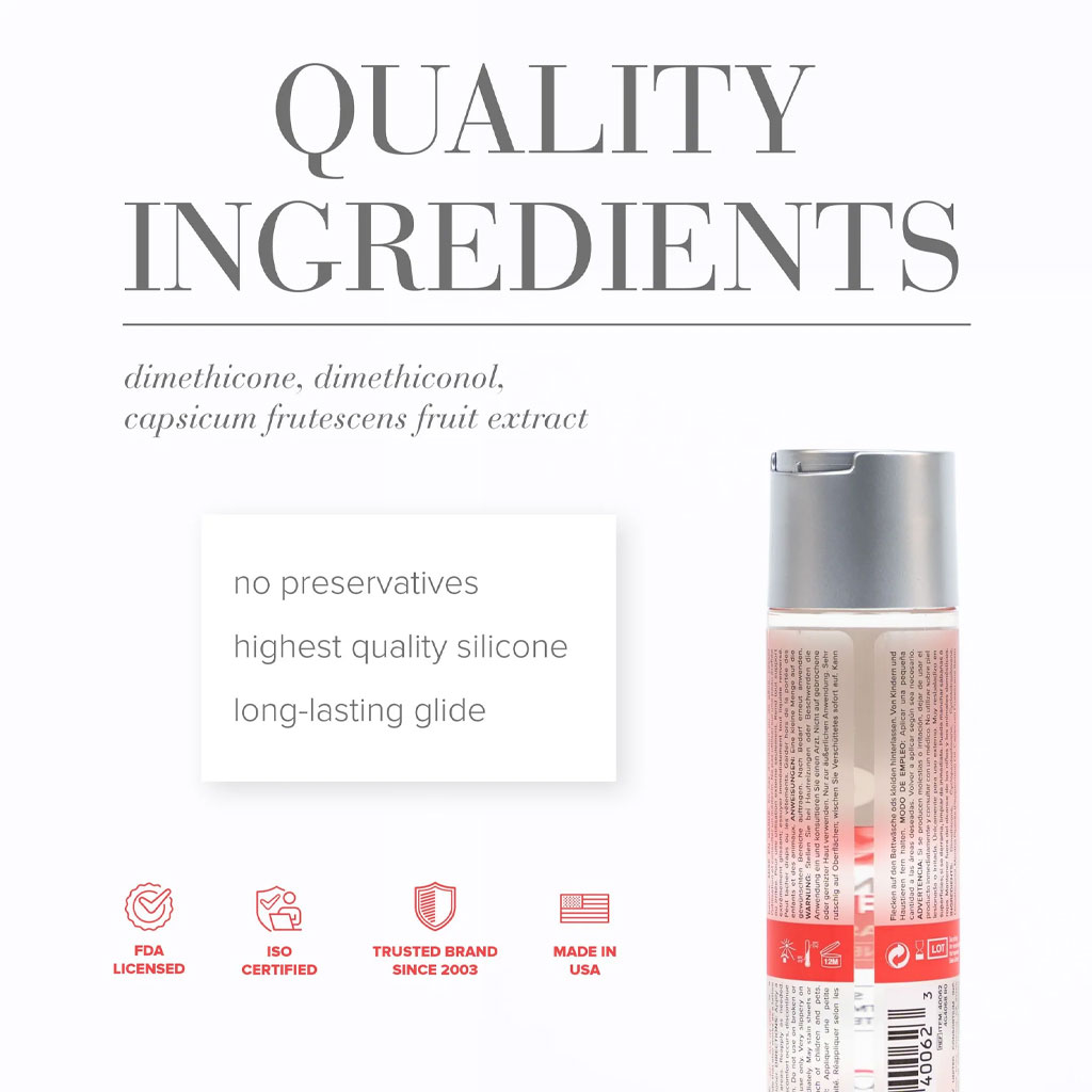 System Jo - ALL-IN-ONE Massage Glide Warming 120ml ingrediënten