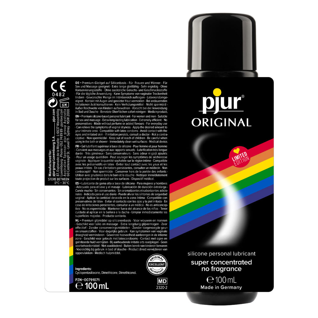 Pjur - Original Silicone Personal Lubricant RAINBOW EDITION 100ml kopen