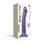 strap on me dildo metallic shine paars