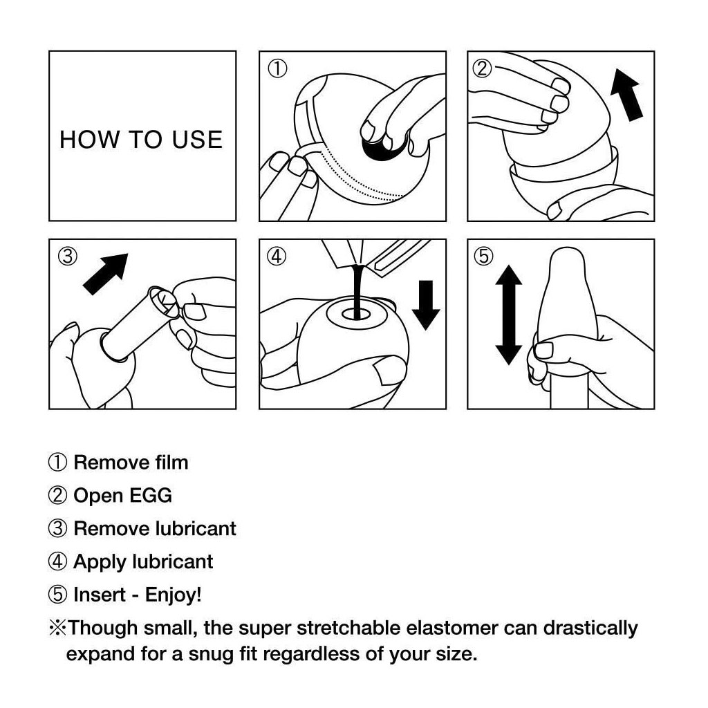 Tenga Egg Twister - Masturbatie Ei gebruiken