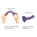 Strap-On-Me - Dildo Metallic Paars info