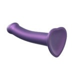 Strap-On-Me - Dildo Metallic Paars zuignap